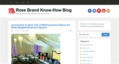 Desktop Screenshot of blog.rosebrand.com